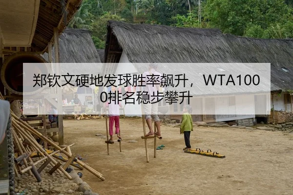 郑钦文硬地发球胜率飙升，WTA1000排名稳步攀升